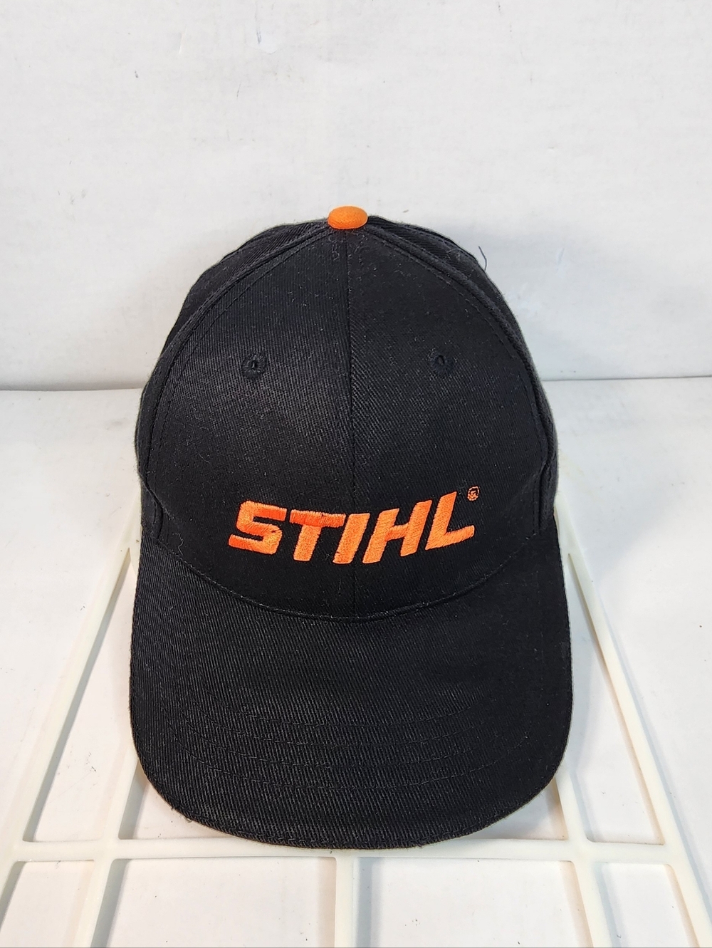 Officially Licensed STIHL Black & Orange Ball-Cap NWOT
